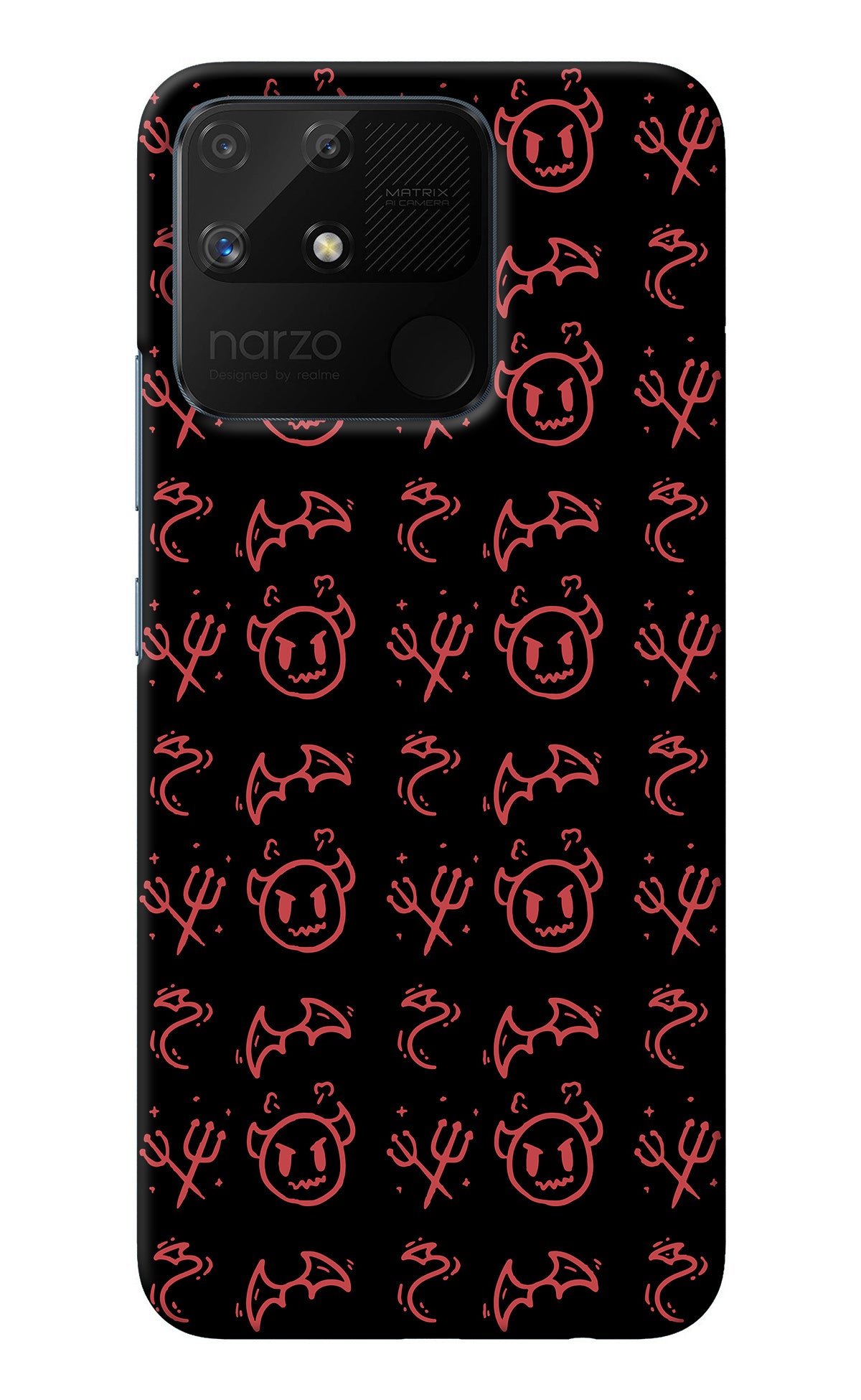 Devil Realme Narzo 50A Back Cover