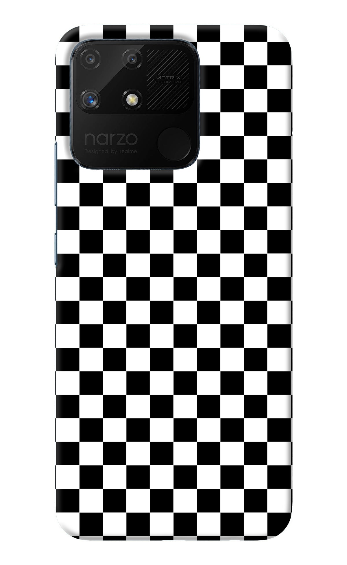 Chess Board Realme Narzo 50A Back Cover