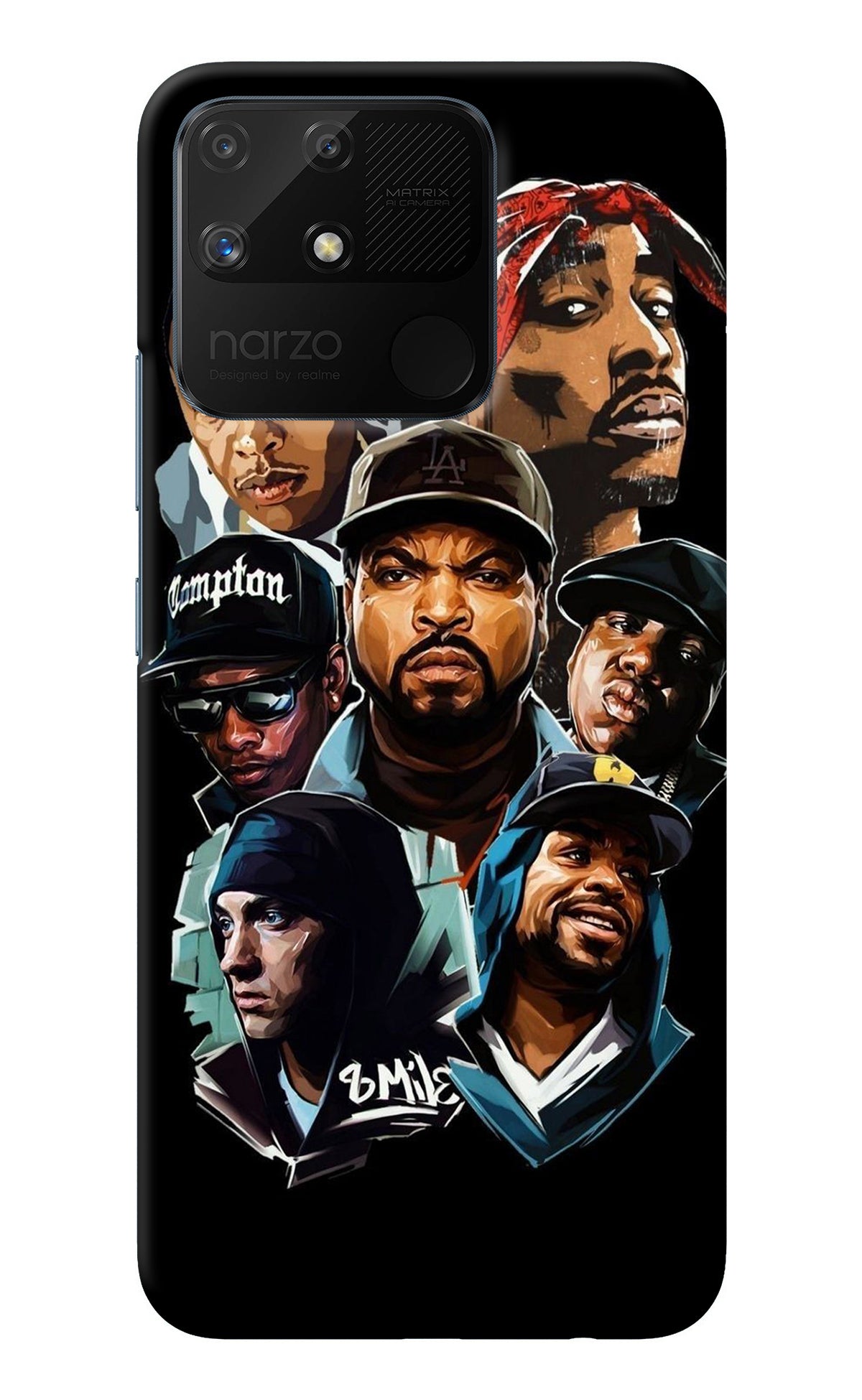 Rappers Realme Narzo 50A Back Cover