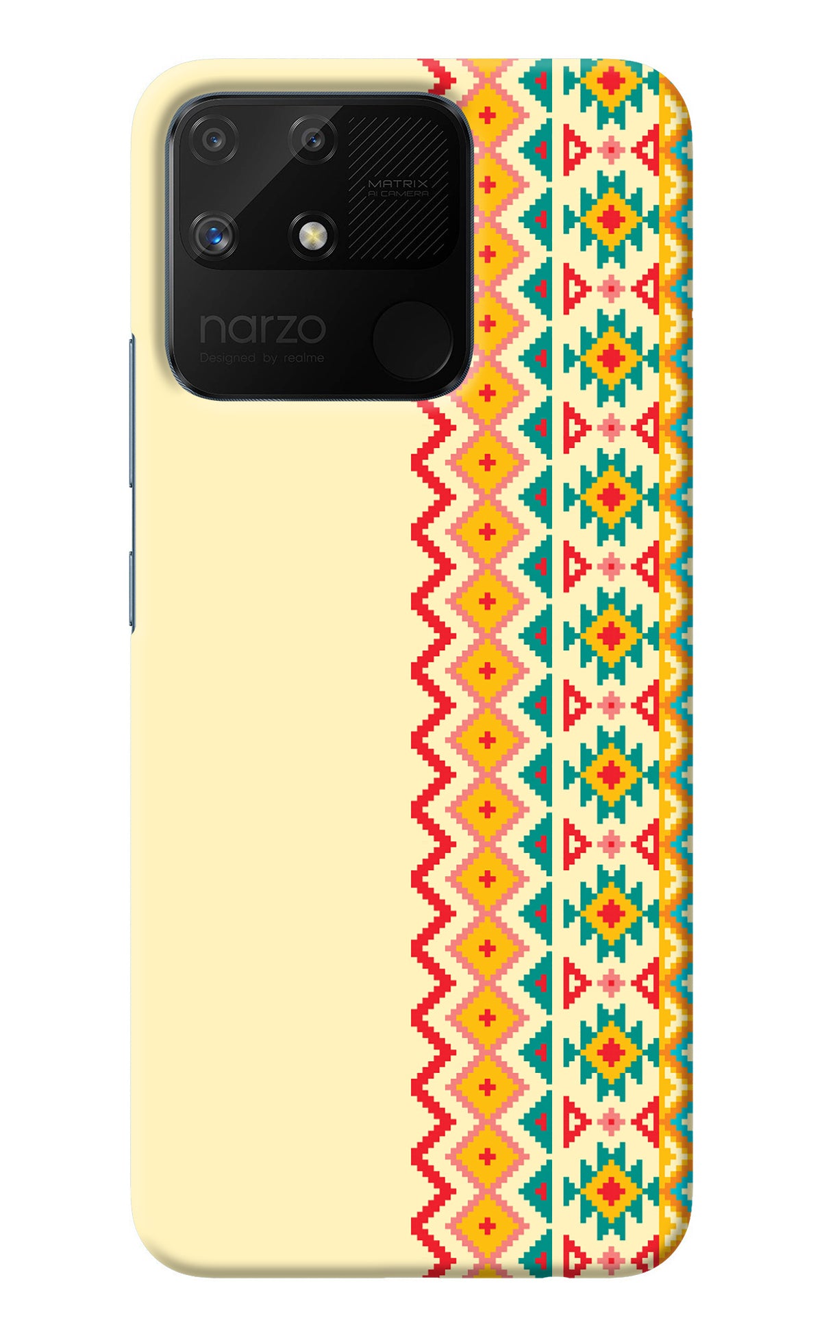 Ethnic Seamless Realme Narzo 50A Back Cover