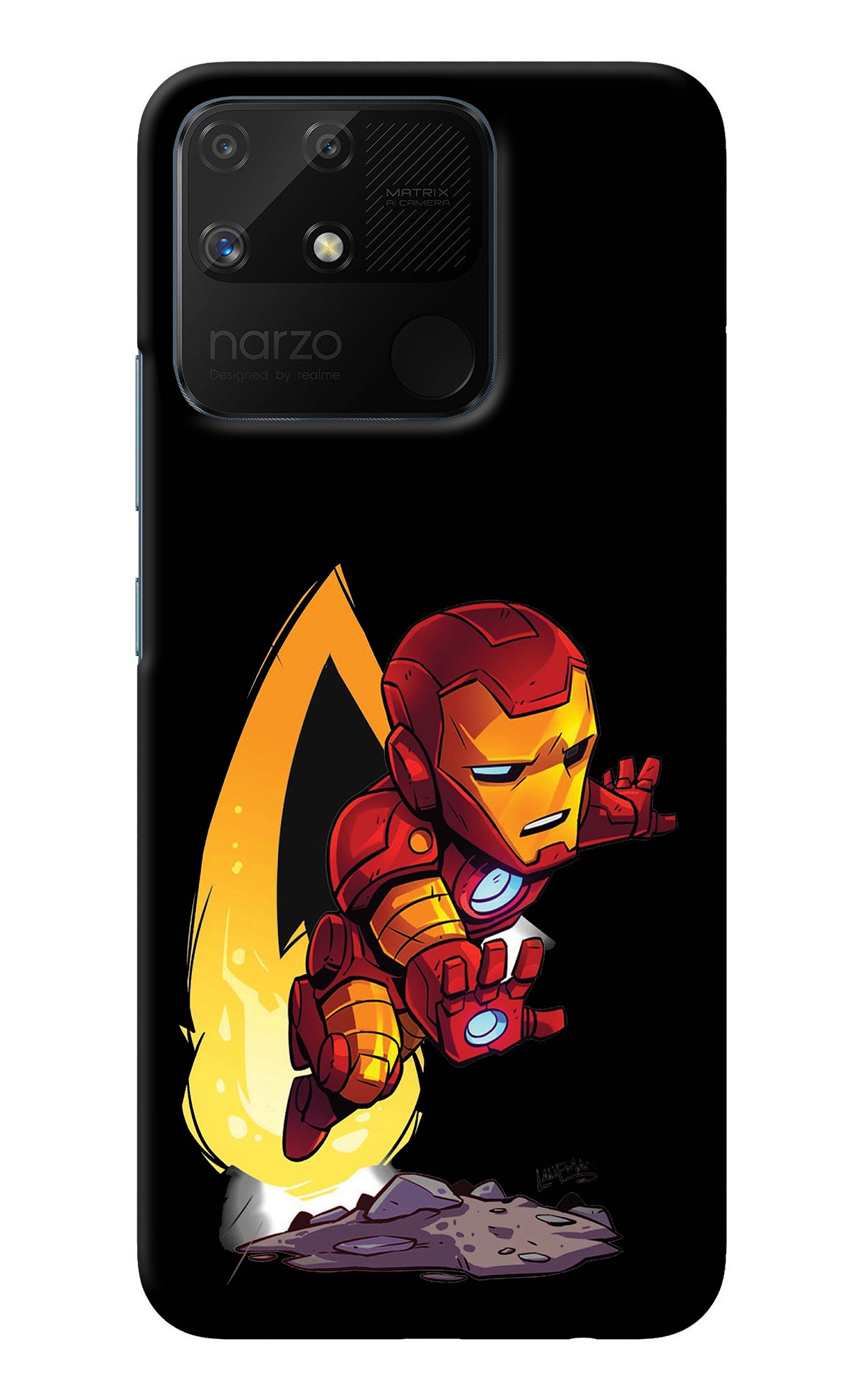 IronMan Realme Narzo 50A Back Cover