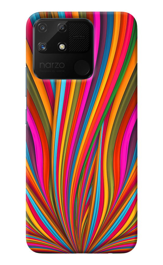 Trippy Wavy Realme Narzo 50A Back Cover