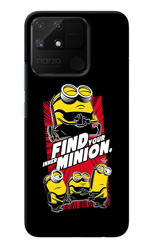 Find your inner Minion Realme Narzo 50A Back Cover