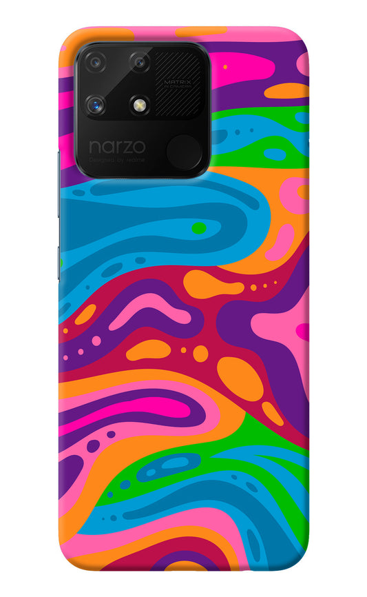 Trippy Pattern Realme Narzo 50A Back Cover