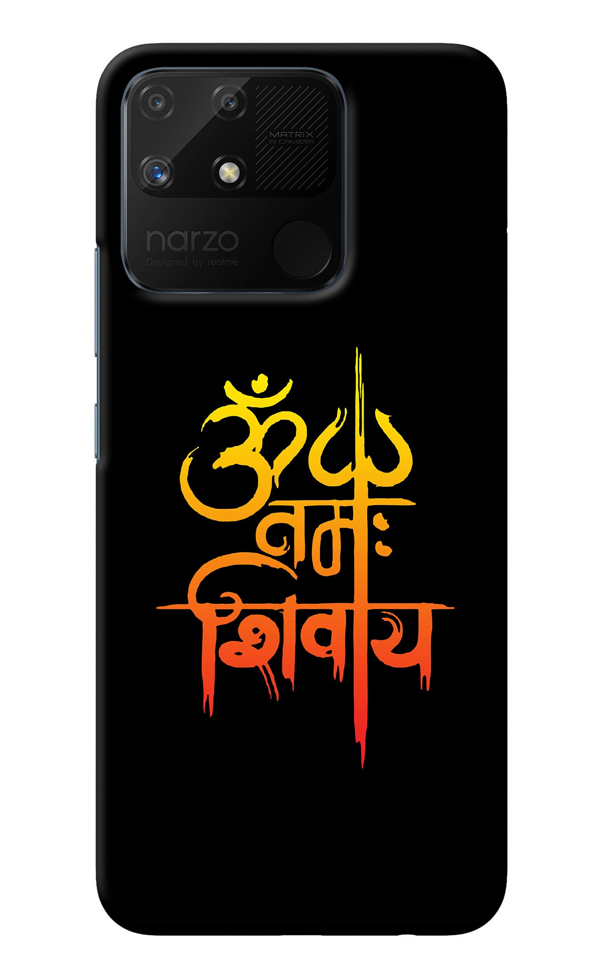 Om Namah Shivay Realme Narzo 50A Back Cover