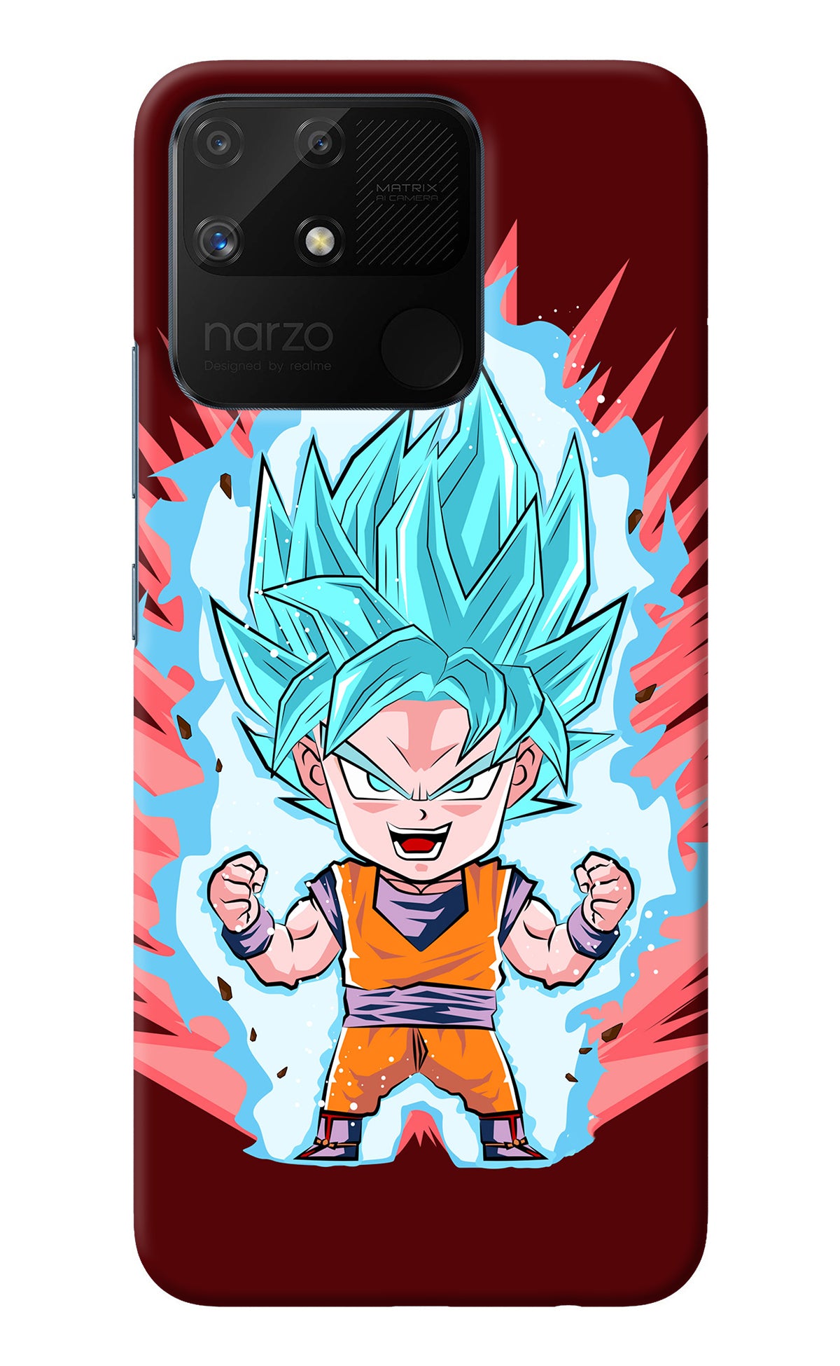 Goku Little Realme Narzo 50A Back Cover