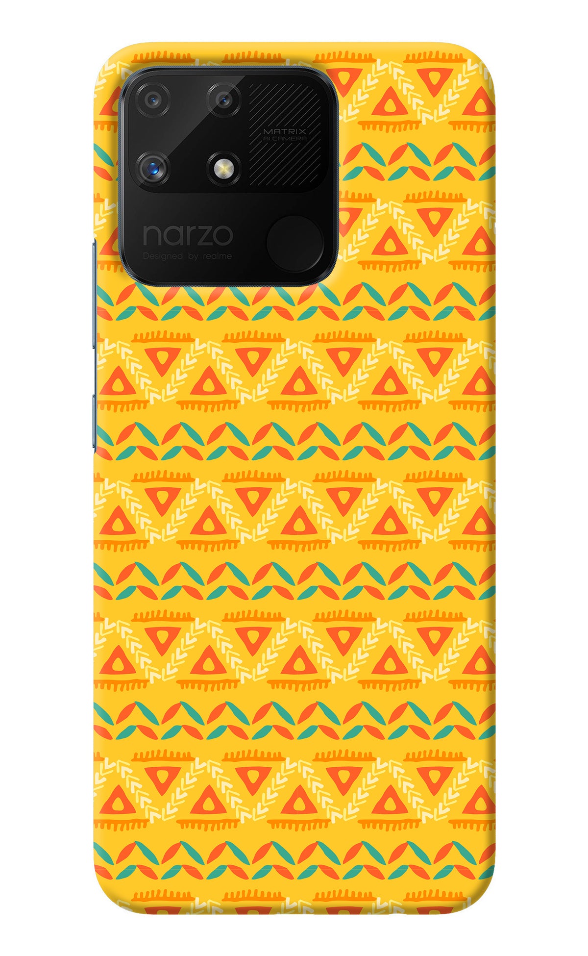 Tribal Pattern Realme Narzo 50A Back Cover