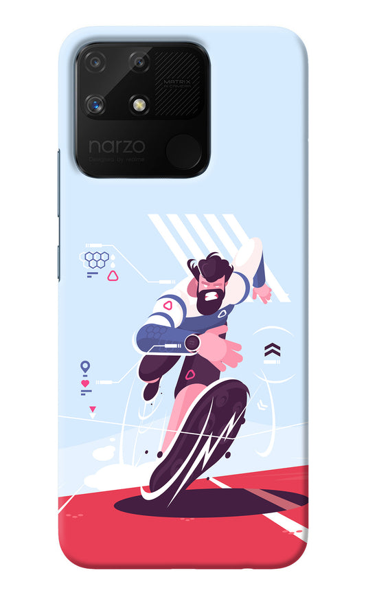 Run Pro Realme Narzo 50A Back Cover