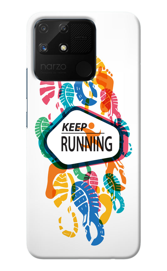 Keep Running Realme Narzo 50A Back Cover