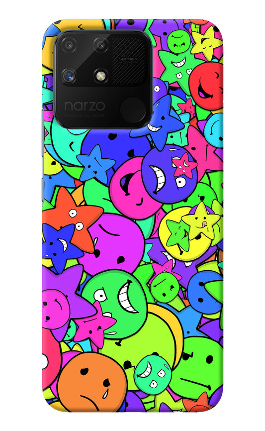 Fun Doodle Realme Narzo 50A Back Cover