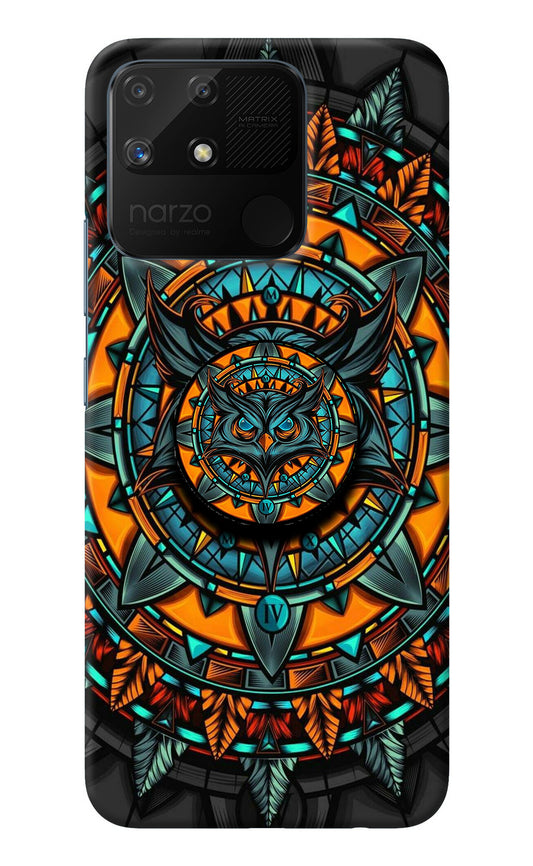 Angry Owl Realme Narzo 50A Pop Case