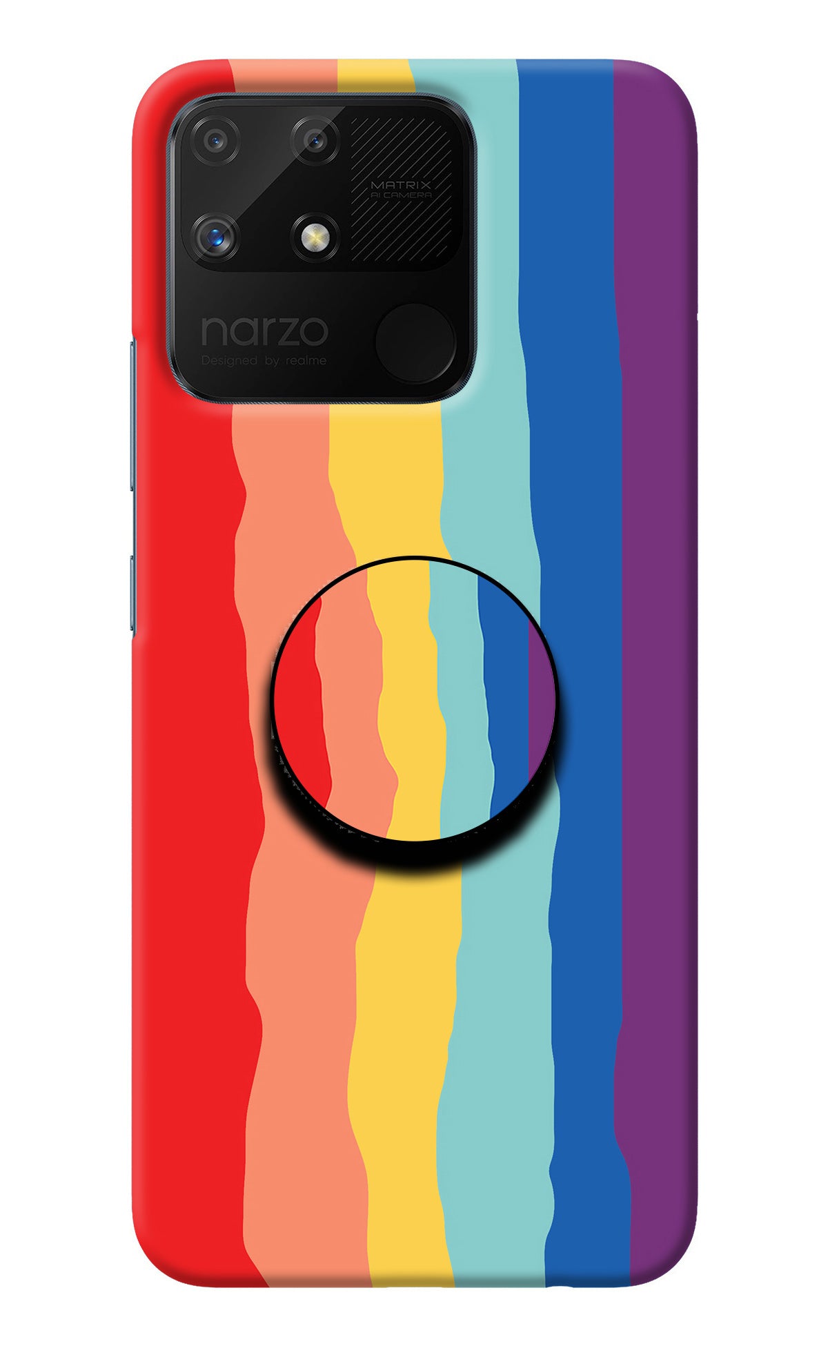 Rainbow Realme Narzo 50A Pop Case