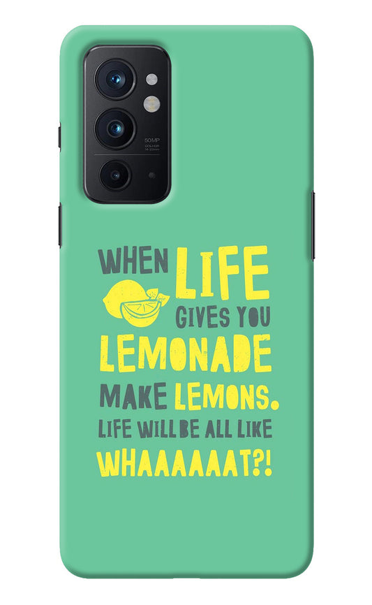 Quote Oneplus 9RT Back Cover