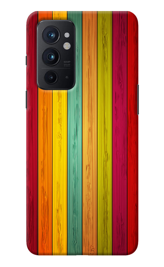 Multicolor Wooden Oneplus 9RT Back Cover