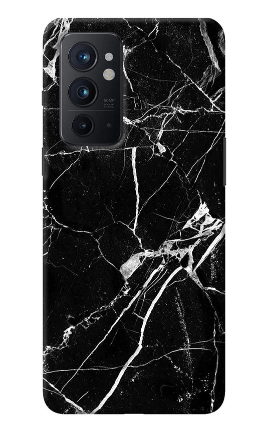 Black Marble Pattern Oneplus 9RT Back Cover