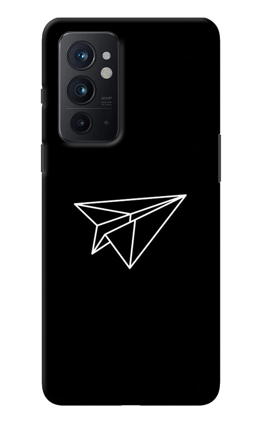 Paper Plane White Oneplus 9RT Back Cover