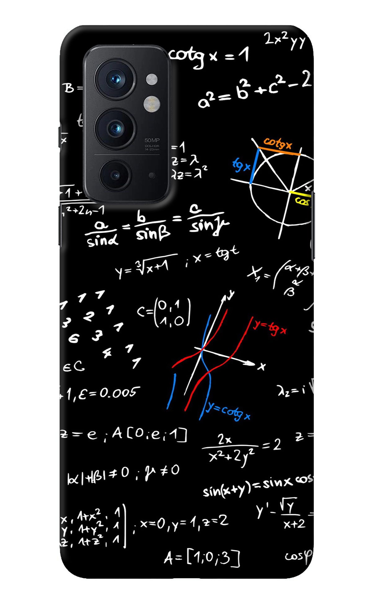 Mathematics Formula Oneplus 9RT Back Cover