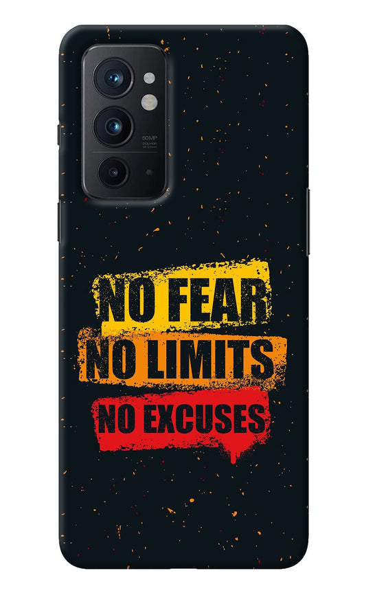 No Fear No Limits No Excuse Oneplus 9RT Back Cover