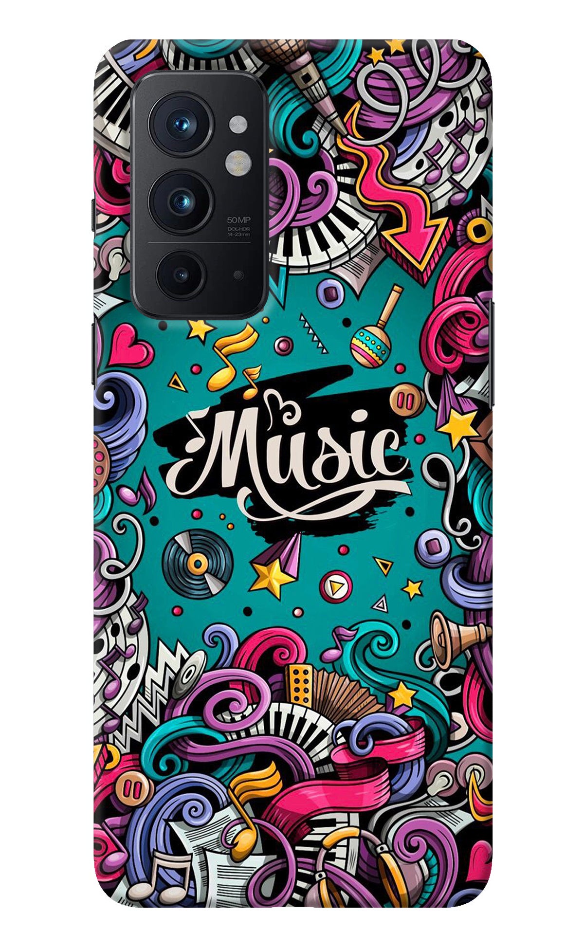 Music Graffiti Oneplus 9RT Back Cover