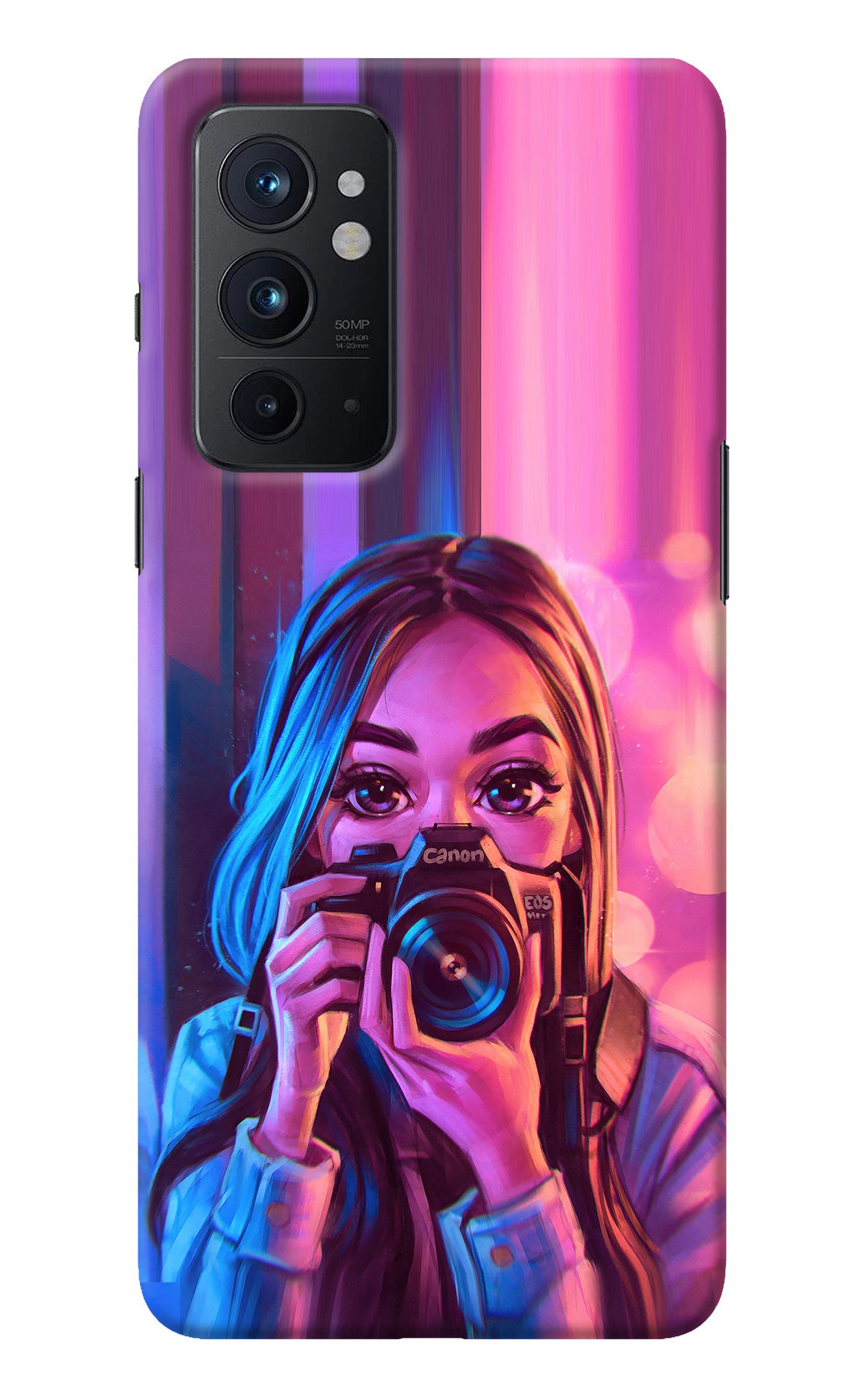 Girl Photographer Oneplus 9RT Back Cover