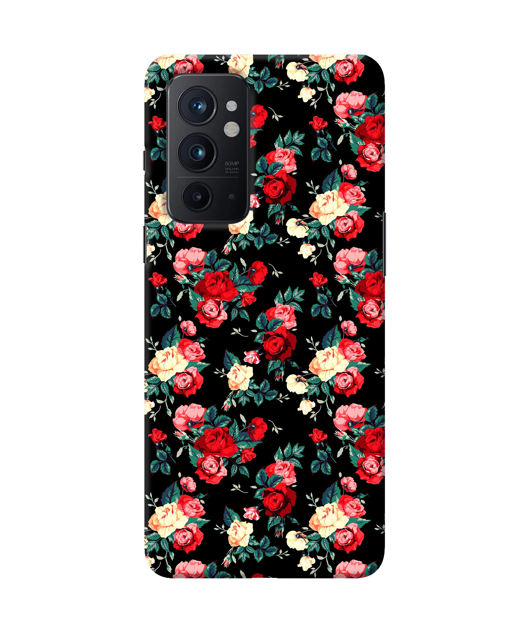 Rose Pattern Oneplus 9RT Back Cover