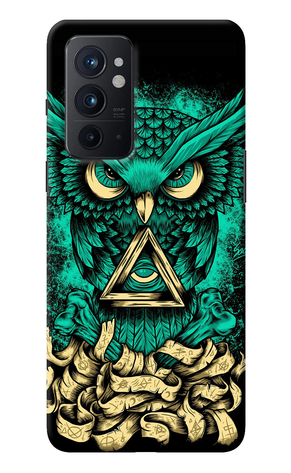 Green Owl Oneplus 9RT Back Cover