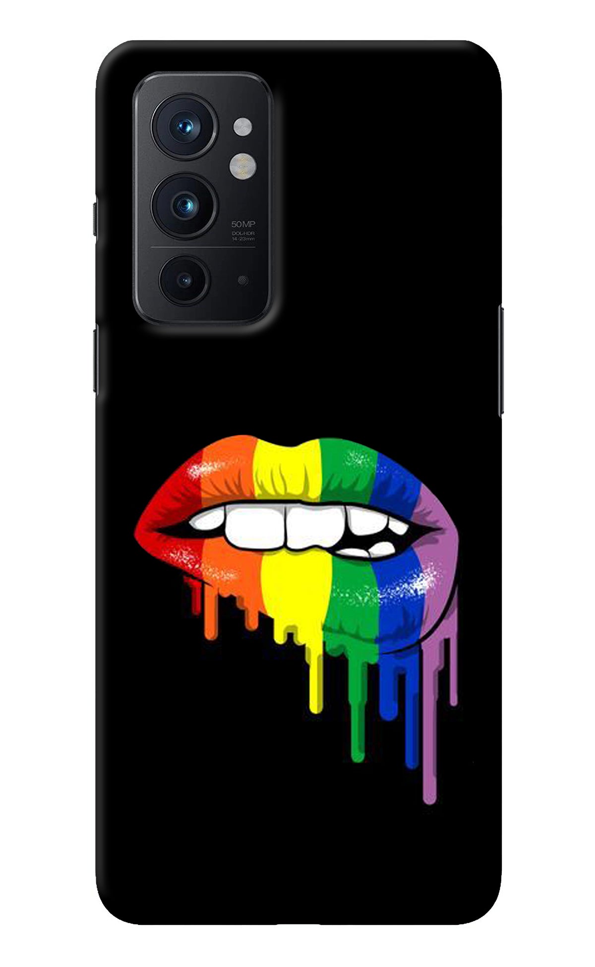 Lips Biting Oneplus 9RT Back Cover