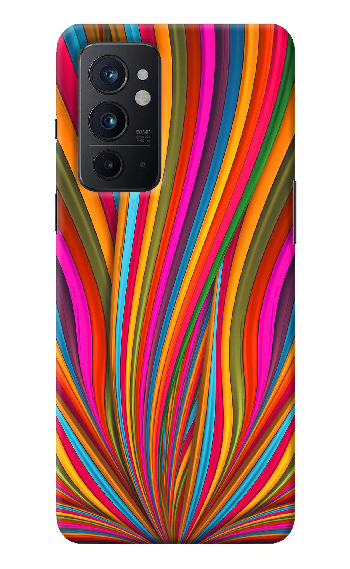 Trippy Wavy Oneplus 9RT Back Cover