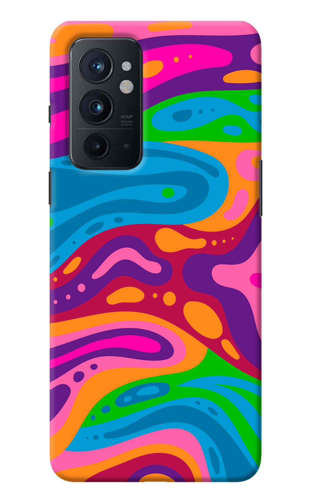 Trippy Pattern Oneplus 9RT Back Cover