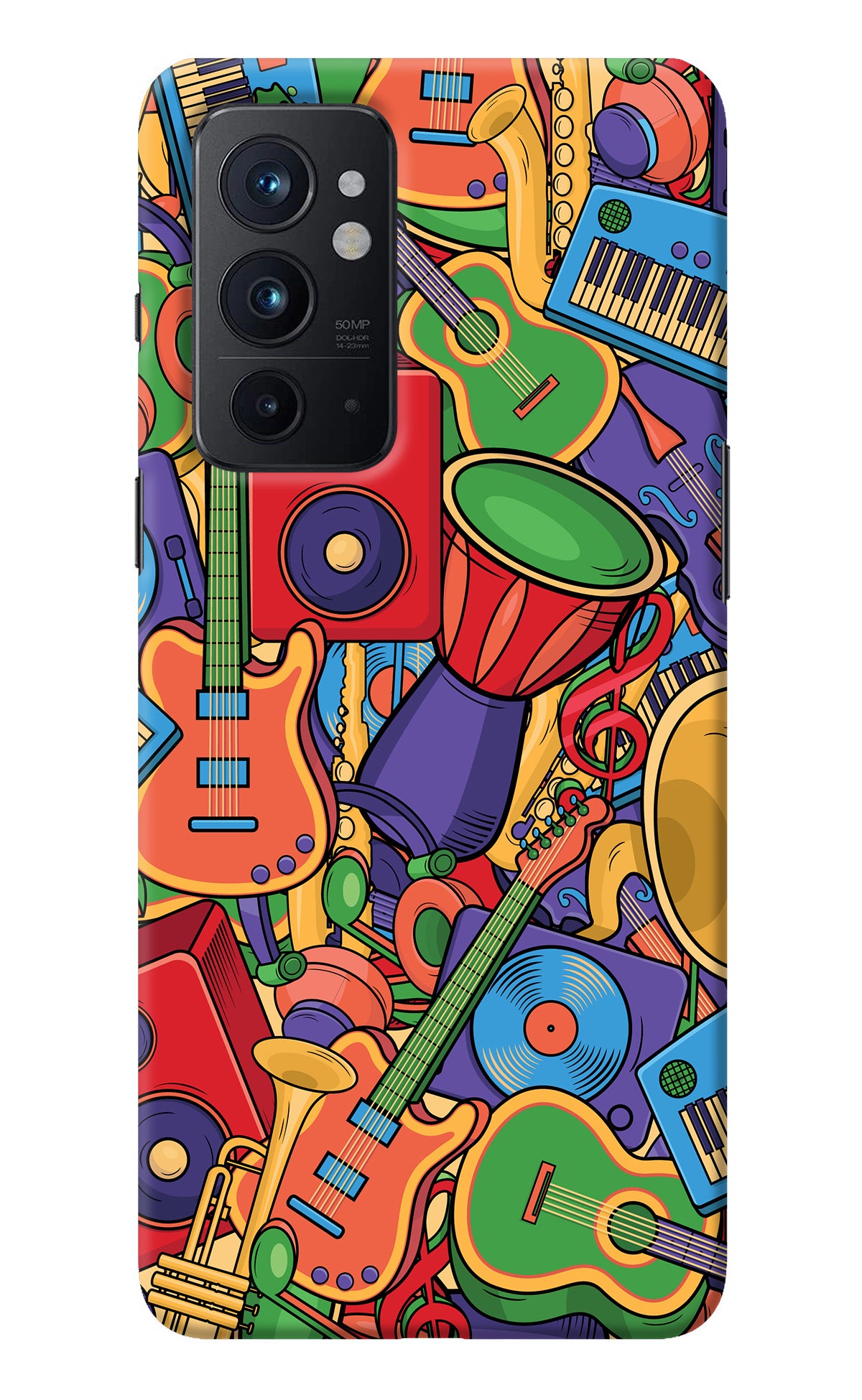 Music Instrument Doodle Oneplus 9RT Back Cover