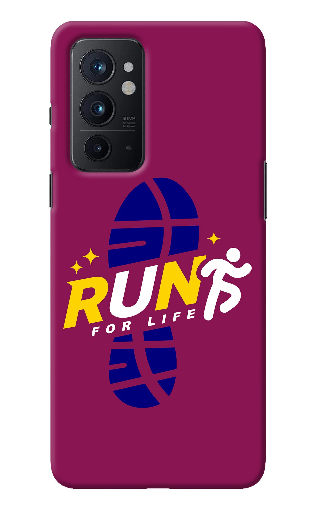 Run for Life Oneplus 9RT Back Cover