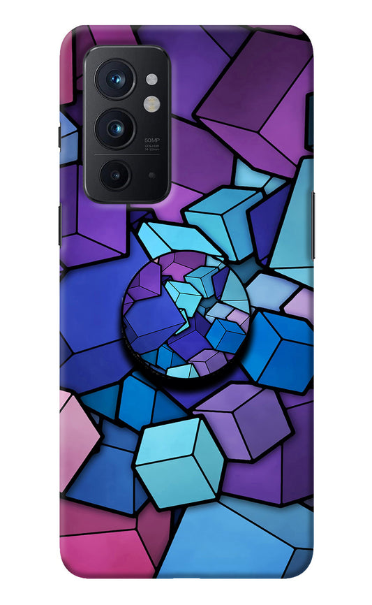 Cubic Abstract Oneplus 9RT Pop Case