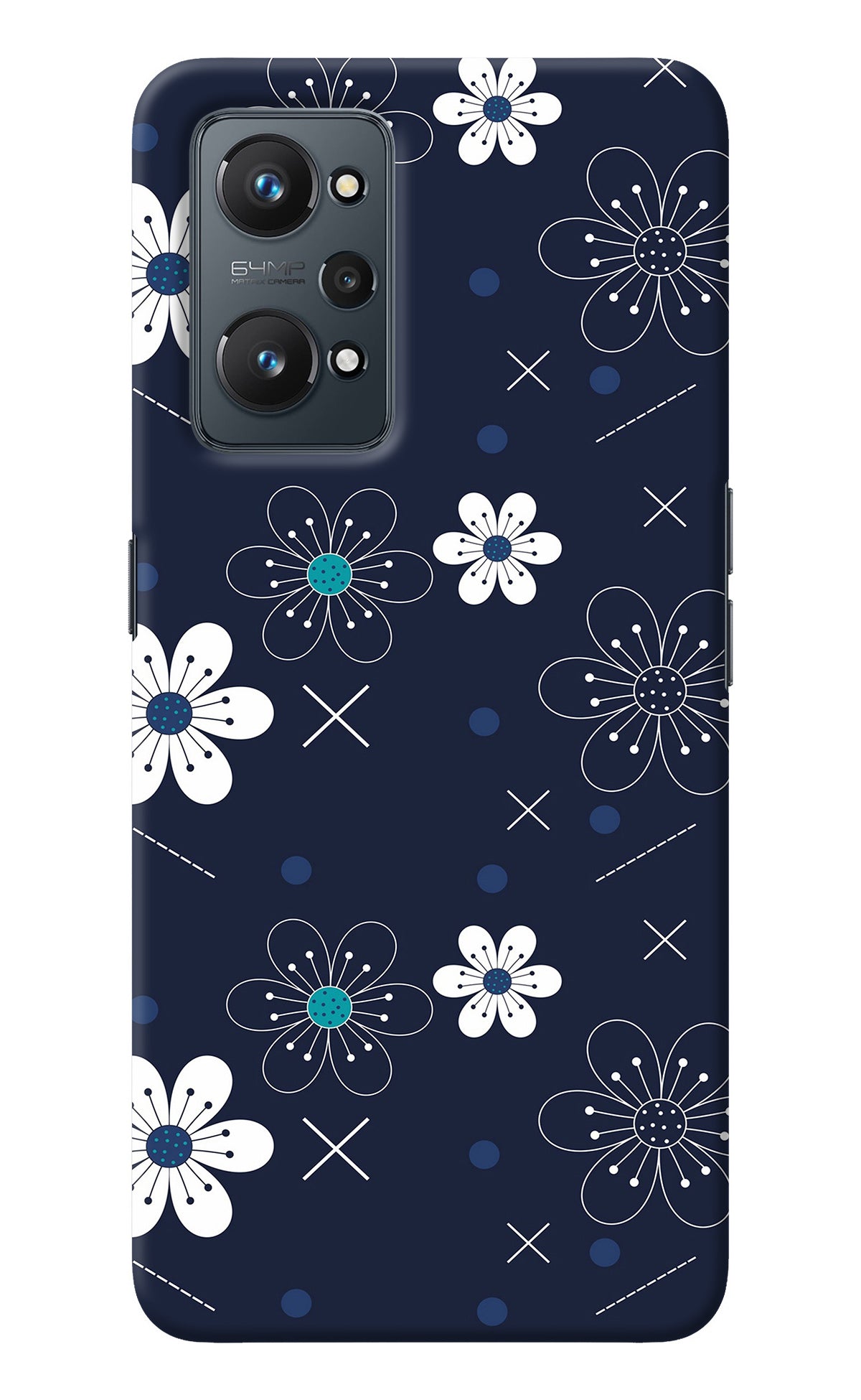 Flowers Realme GT NEO 2/Neo 3T Back Cover