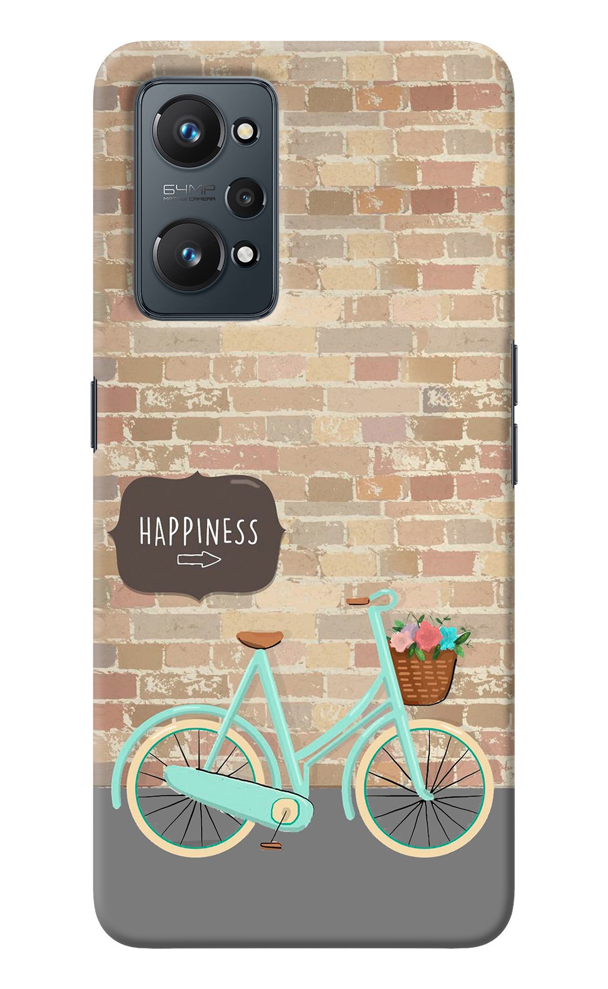 Happiness Artwork Realme GT NEO 2/Neo 3T Back Cover