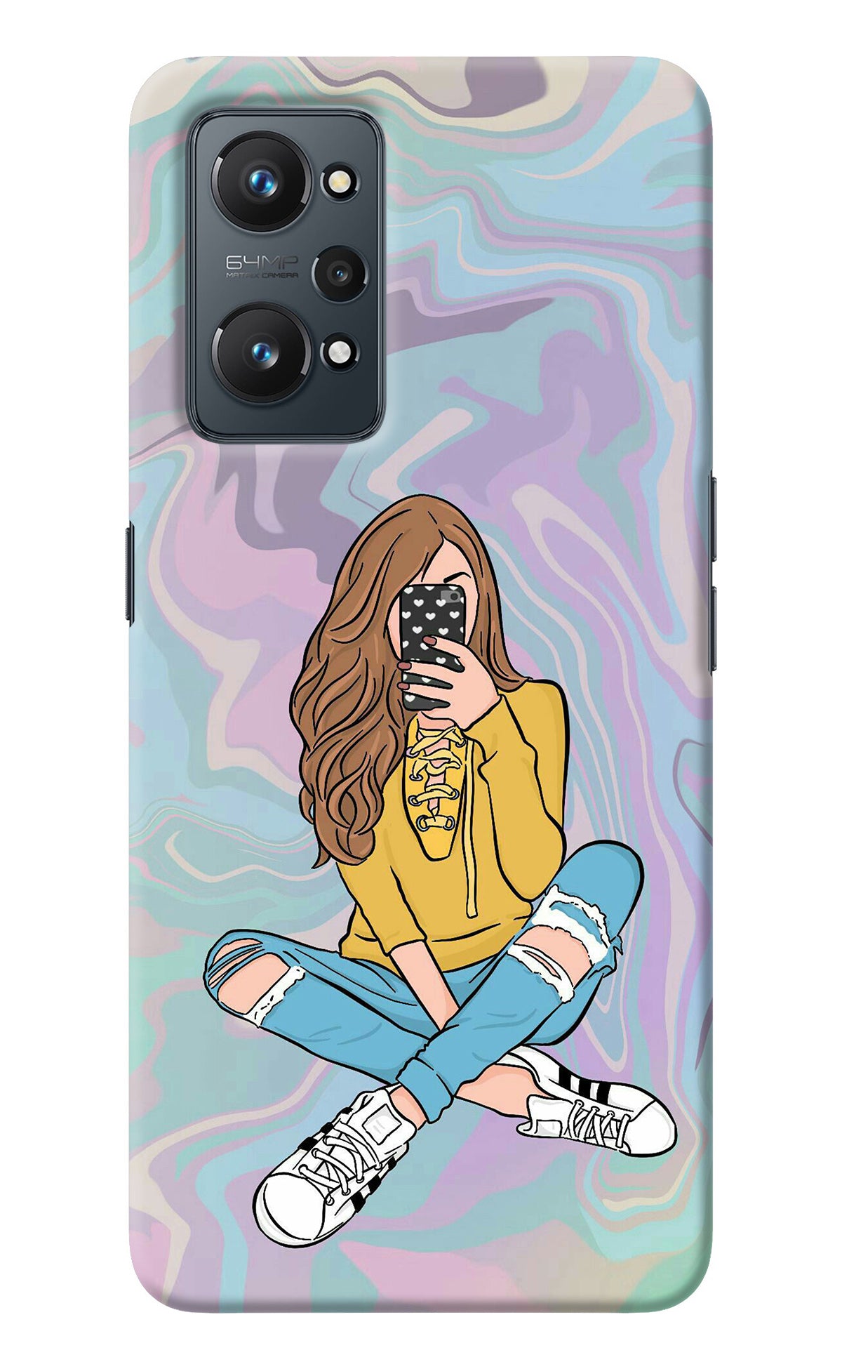 Selfie Girl Realme GT NEO 2/Neo 3T Back Cover