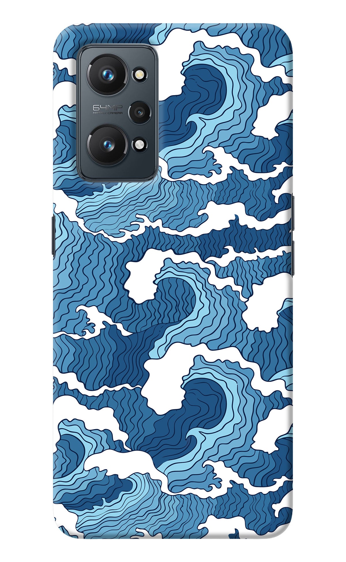 Blue Waves Realme GT NEO 2/Neo 3T Back Cover