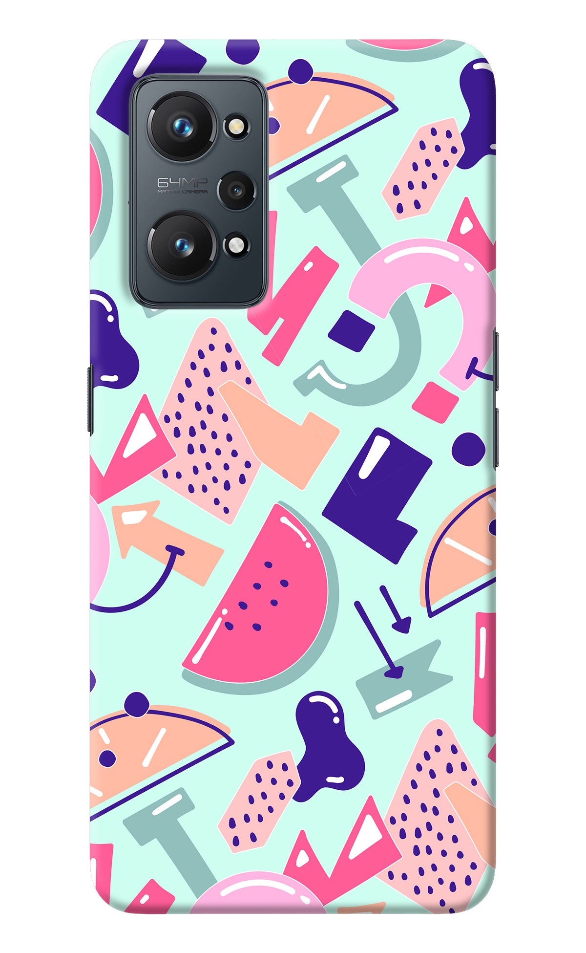 Doodle Pattern Realme GT NEO 2 Back Cover