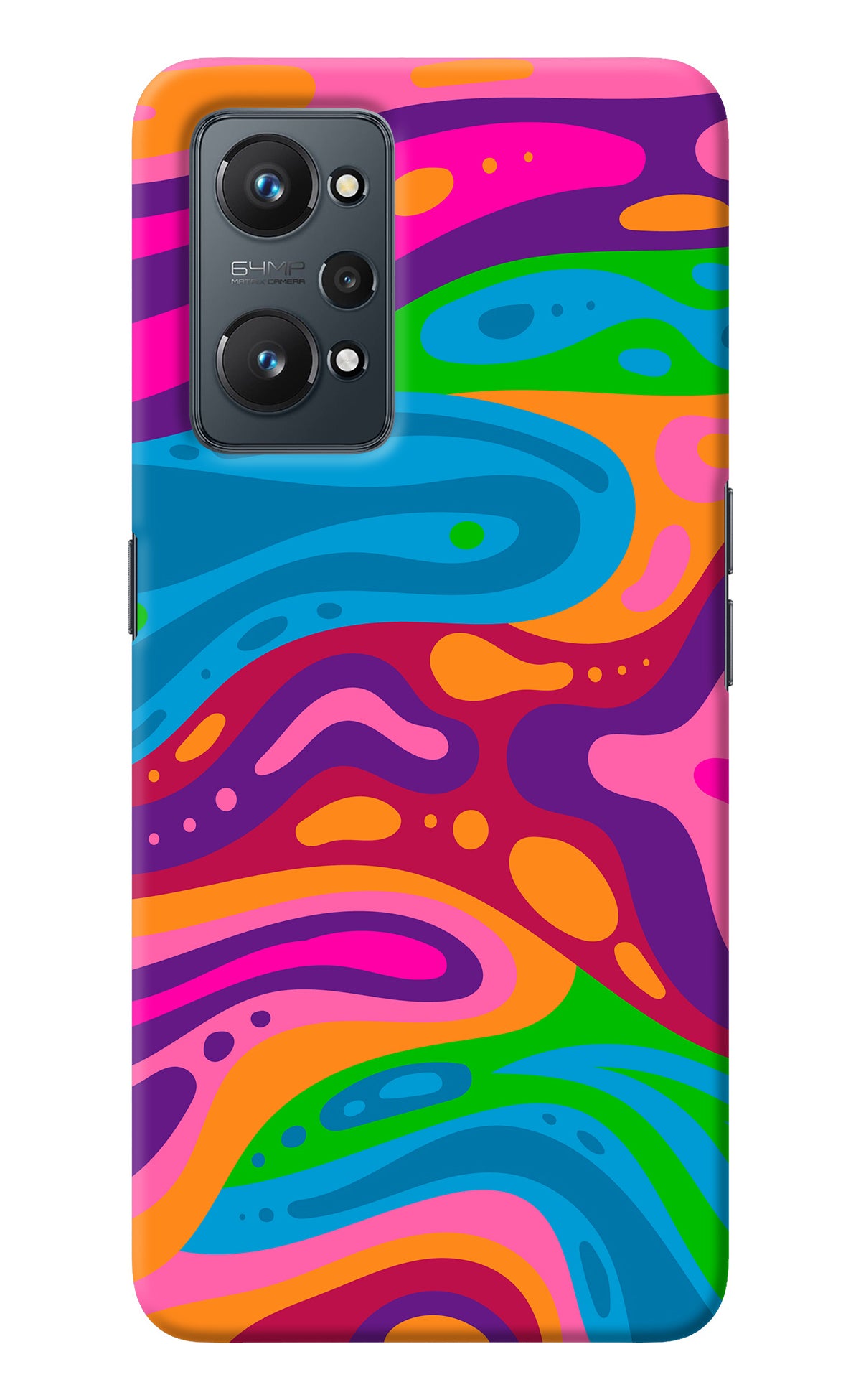 Trippy Pattern Realme GT NEO 2 Back Cover