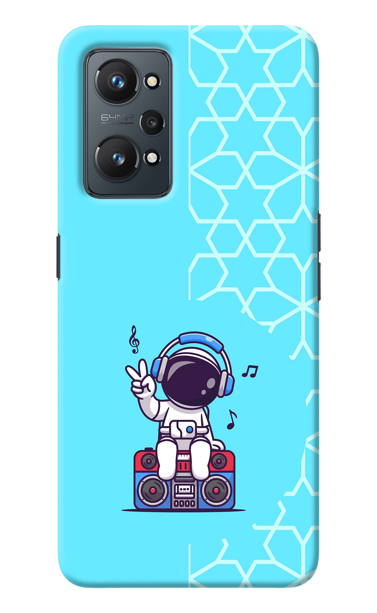 Cute Astronaut Chilling Realme GT NEO 2 Back Cover