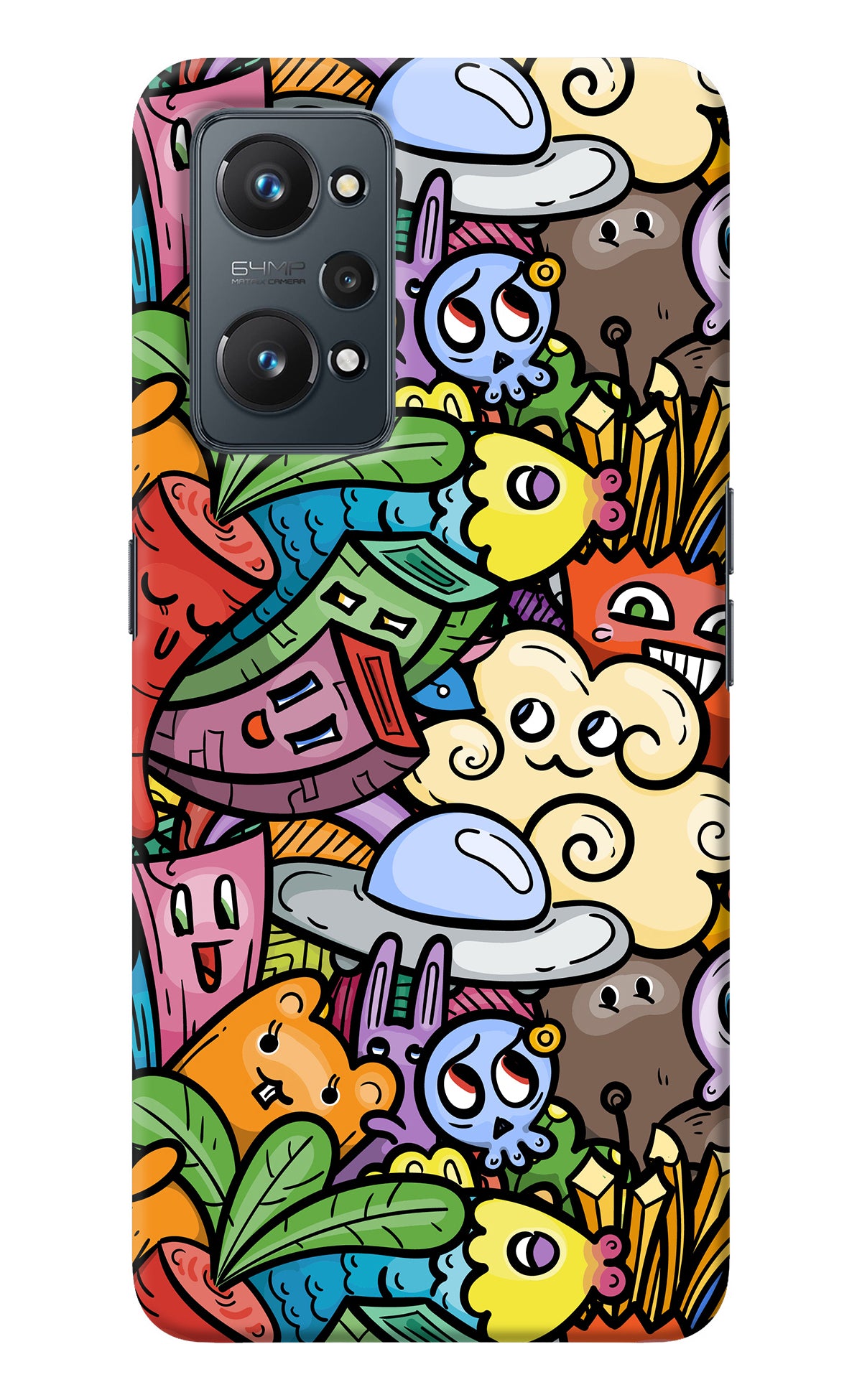 Veggie Doodle Realme GT NEO 2/Neo 3T Back Cover