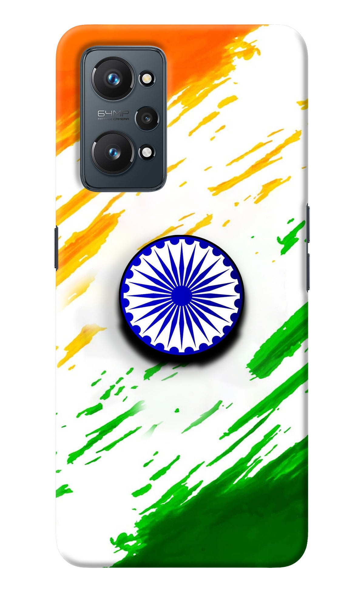 Indian Flag Ashoka Chakra Realme GT NEO 2/Neo 3T Pop Case