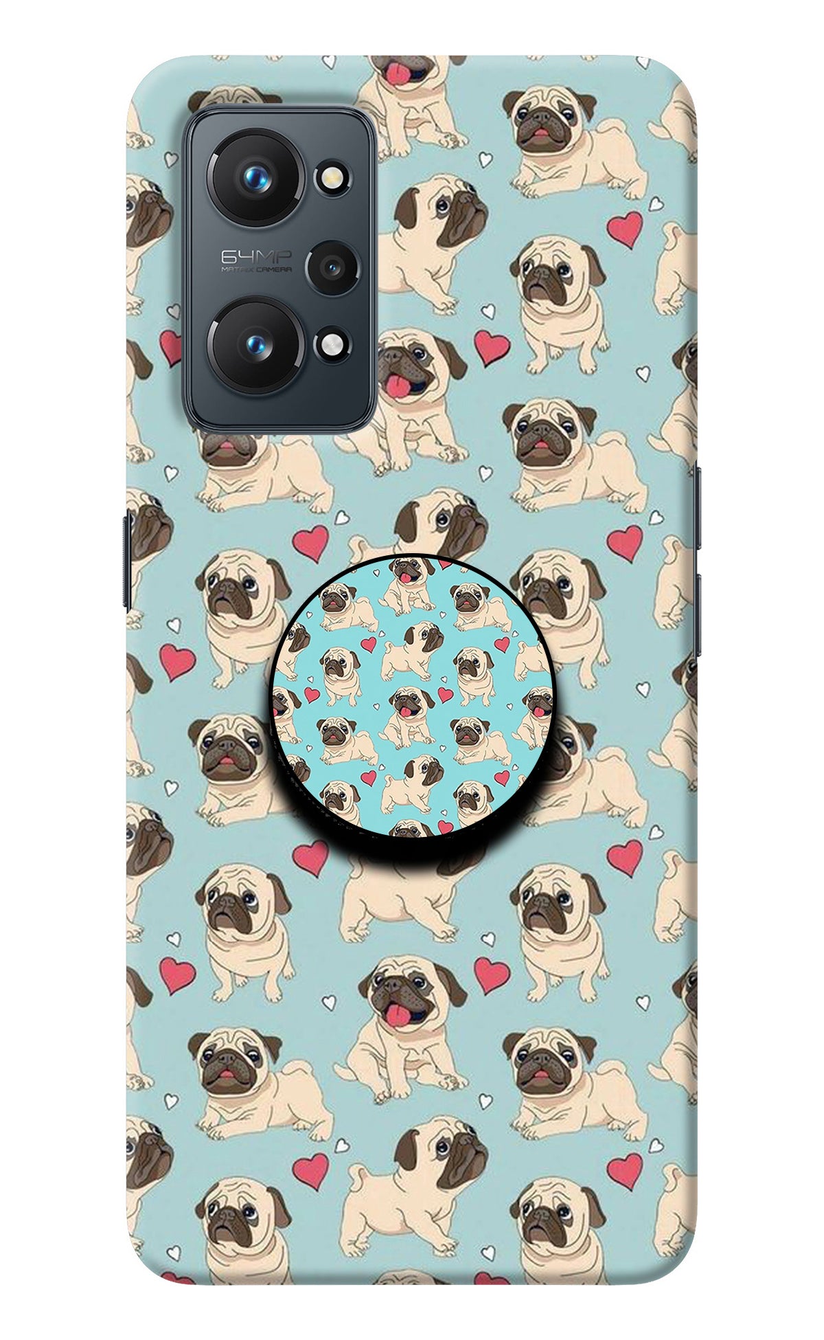 Pug Dog Realme GT NEO 2/Neo 3T Pop Case