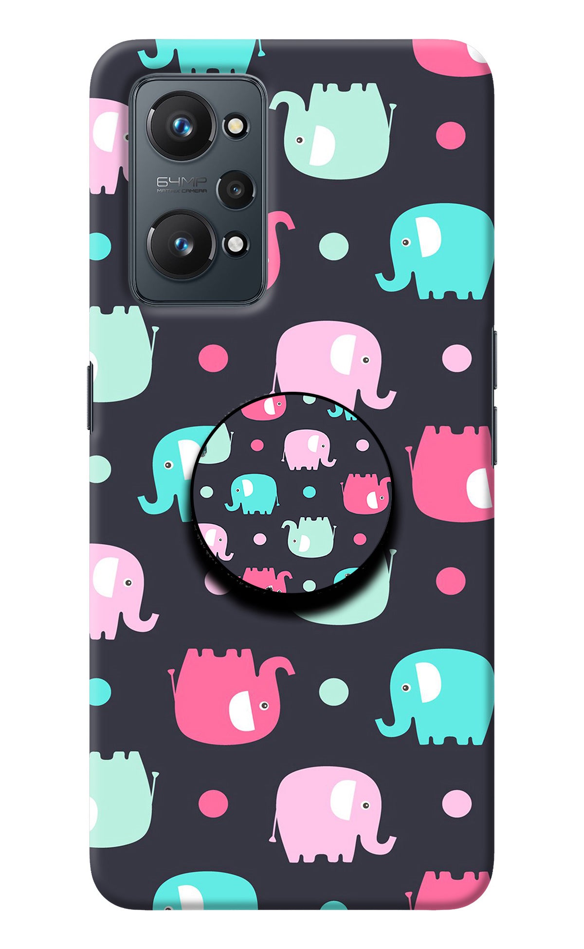 Baby Elephants Realme GT NEO 2/Neo 3T Pop Case