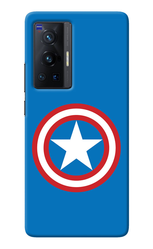 Captain America Logo Vivo X70 Pro Back Cover