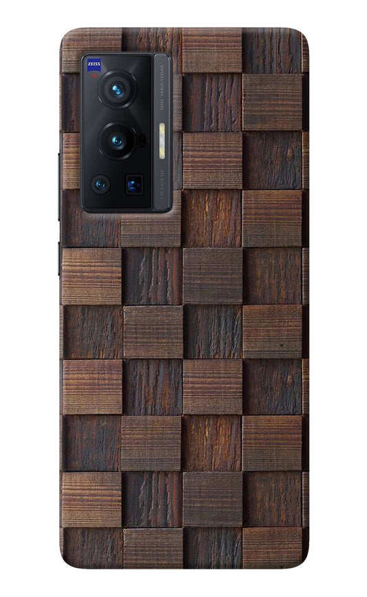 Wooden Cube Design Vivo X70 Pro Back Cover