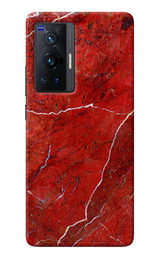 Red Marble Design Vivo X70 Pro Back Cover