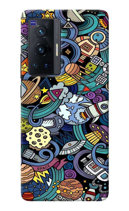 Space Abstract Vivo X70 Pro Back Cover