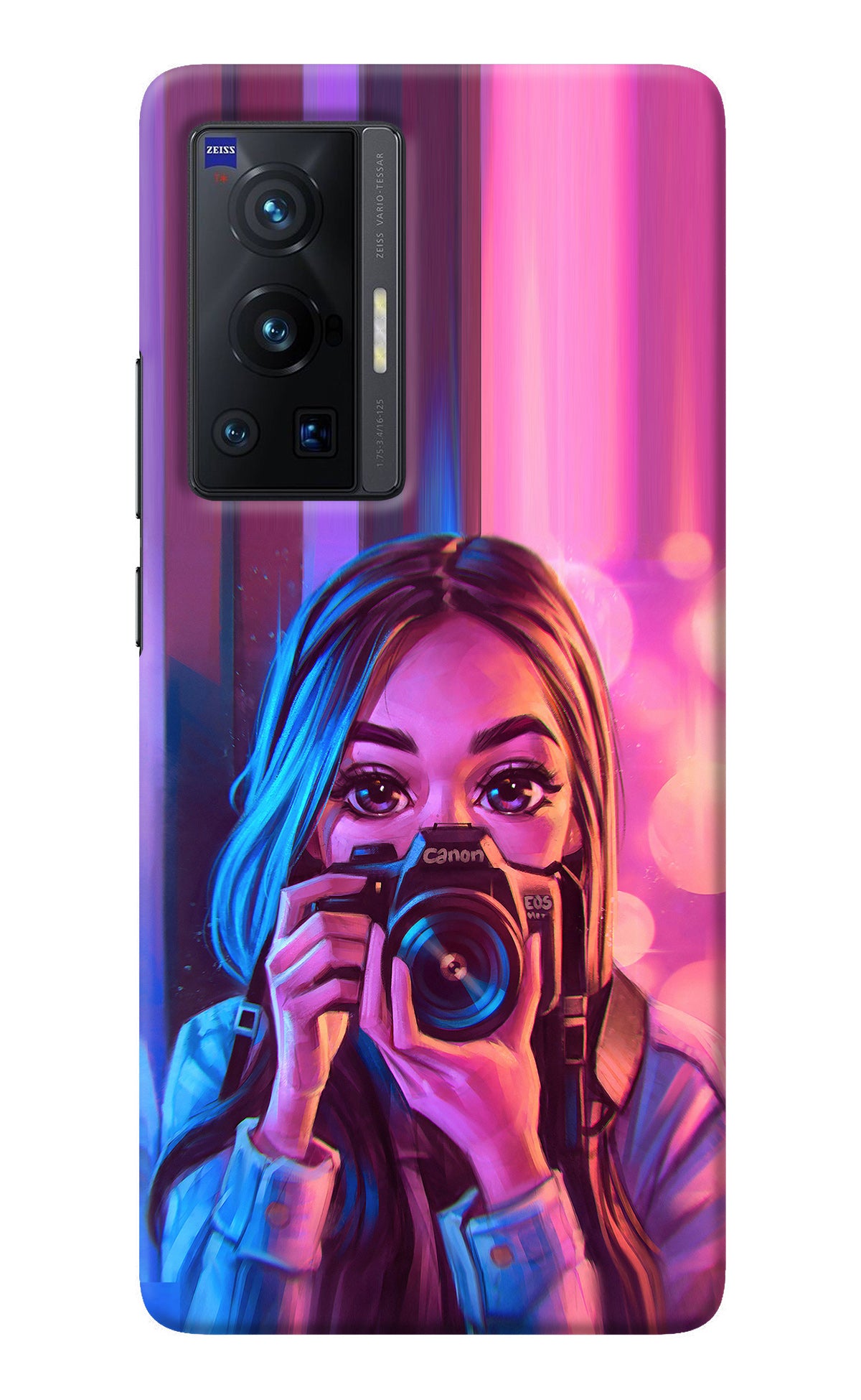 Girl Photographer Vivo X70 Pro Back Cover