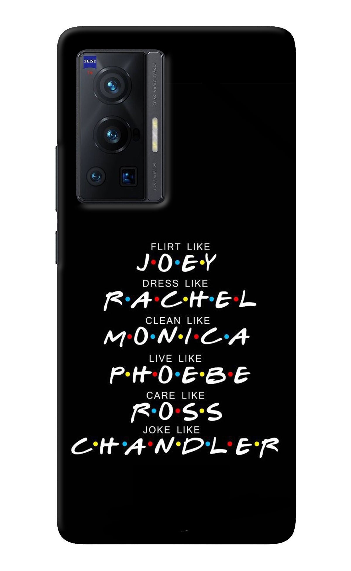 FRIENDS Character Vivo X70 Pro Back Cover