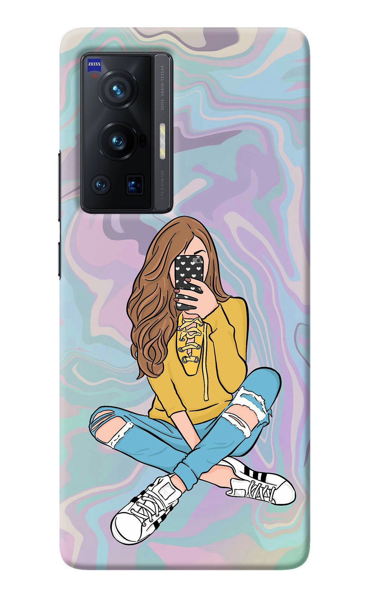 Selfie Girl Vivo X70 Pro Back Cover